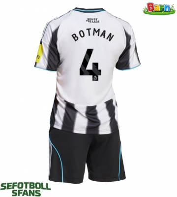 Newcastle United Sven Botman #4 Hemmaställ Barn 2025-26 Kortärmad (+ Korta byxor)